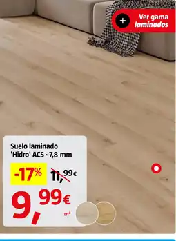 Bauhaus Suelo laminado 'Hidro' AC5 oferta