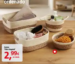 Bauhaus Cestas Fibra Vegetal oferta