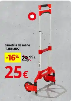 Bauhaus Bauhaus carretilla de mano oferta