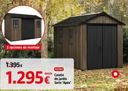 Bauhaus keter caseta de jardin serie 'apex' oferta