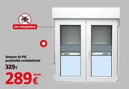 Bauhaus Ventana de PVC practicable-oscilobatiente oferta