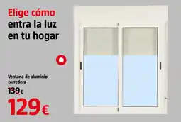 Bauhaus Ventana de aluminio corredera oferta