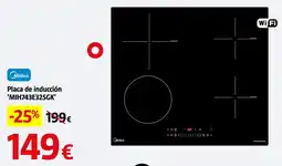 Bauhaus Midea placa de inducción 'MIH743E325GK' oferta