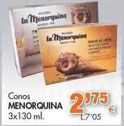 Congelados Copos La menorquina - conos oferta