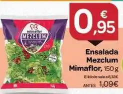Supermercados El Jamón Mimaflor - ensalada mezclum oferta