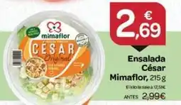 Supermercados El Jamón Mimaflor - ensalada cesar oferta