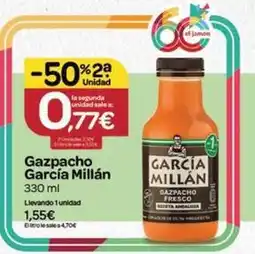 Supermercados El Jamón Garcia millan - gazpacho oferta