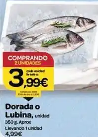 Supermercados El Jamón Dorada o lubina oferta