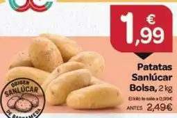 Supermercados El Jamón Origen - patatas sanlucar oferta