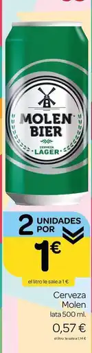 Supermercados El Jamón Molen bier - cerveza oferta