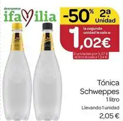 Supermercados El Jamón Schweppes - tonica oferta