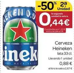 Supermercados El Jamón Heineken - cerveza oferta