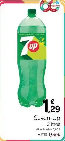 Supermercados El Jamón Seven up - 2 litros oferta