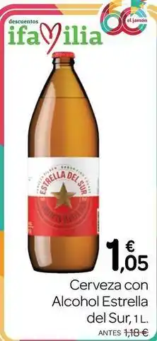 Supermercados El Jamón Estrella - cerveza con alcohol oferta
