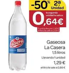 Supermercados El Jamón La casera - gaseosa oferta