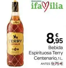 Supermercados El Jamón Centenario - bebida espirituosa oferta
