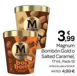 Supermercados El Jamón Magnum - bombon gold o salted caramel oferta
