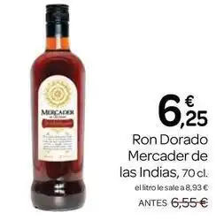 Supermercados El Jamón Mercader - ron dorado mercader de las indias oferta