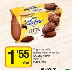 Economy Cash La lechera - yogur de trufa galleta maría o turron oferta