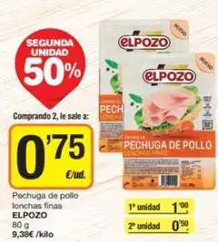 Economy Cash El pozo - pechuga de pollo lonchas finas oferta