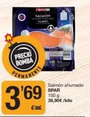 Economy Cash Spar - salmon ahumado oferta
