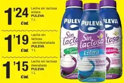 Economy Cash Puleva - leche sin lactosa semidesnatada oferta
