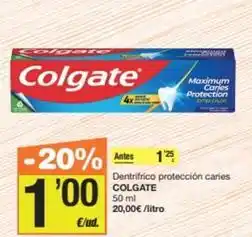 Economy Cash Colgate - dentrifico proteccion caries oferta