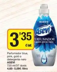 Economy Cash Asevi - perfumador blue, pink, gold o detergente nero oferta