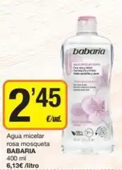 Economy Cash Babaria - agua micelar rosa mosqueta oferta