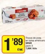 Economy Cash Spar - trozos de pota en salsa americana oferta