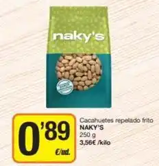 Economy Cash Cacahuetes repelado frito oferta