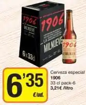 Economy Cash 1906 - cerveza especial oferta