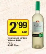 Economy Cash Viña albali - vino blanco verdejo oferta
