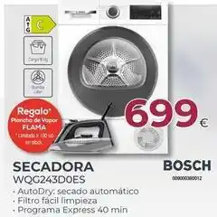 Tien 21 Bosch - secadora wqg243d0es oferta