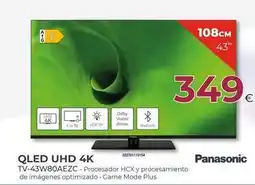 Tien 21 Panasonic - qled uhd 4k tv-43w80aezc oferta