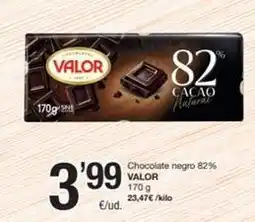 SPAR Fragadis Valor - chocolate negro 82% oferta