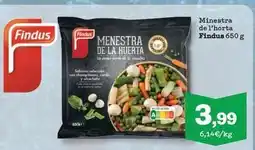 Sorli Findus - minestra de l'horta oferta