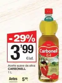 SPAR Fragadis Carbonell - aceite suave de oliva oferta