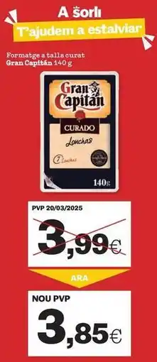 Sorli Gran capitán - taj jumpa a estalizar oferta