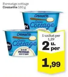Sorli Cremette - formatge cottage oferta