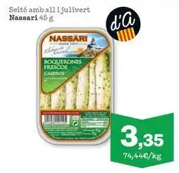 Sorli Nassari - seito amb all i julivert oferta