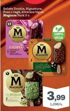 Sorli Magnum - gelats double, signature, fraco o vege, diversos tipus oferta