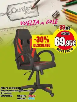 Outlet Hogar Reposabrizas confortables 5 ruedas colores oferta
