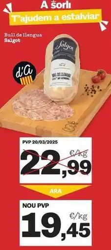Sorli Salgot - rull de llongua oferta