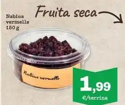 Sorli Nabius vermells oferta
