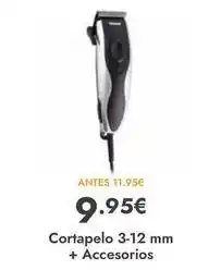 Cortapelo 3-12 mm + accesorios
