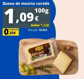 Queso de mezcla curado