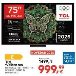 Worten Tcl - tv 75c6k pro oferta