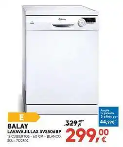 Worten Balay - lavavajillas 3vs506bp oferta
