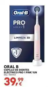 Worten Oral b - cepillo de dientes eléctrico pro 1 pink 1un oferta